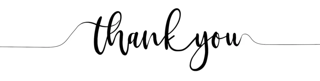 thank you page